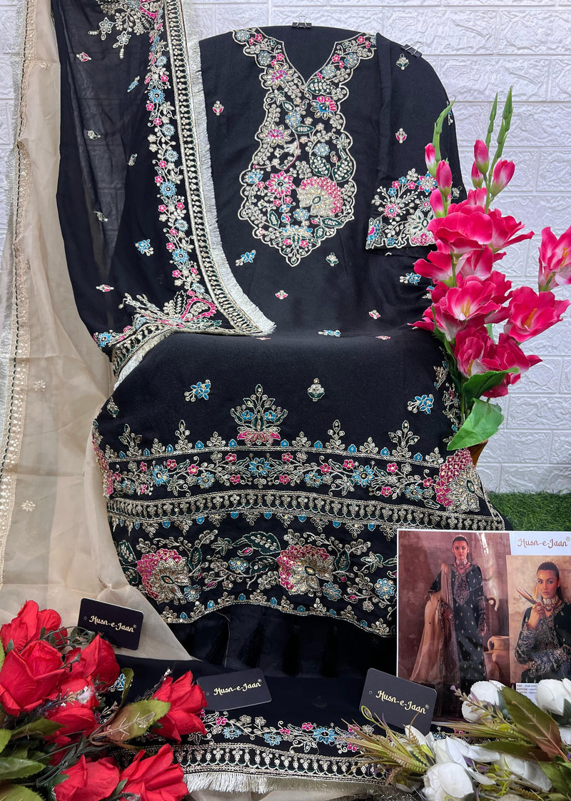 Husn E Jaan 1048 M georgette With  Embroidery Worked Pakistani Suits