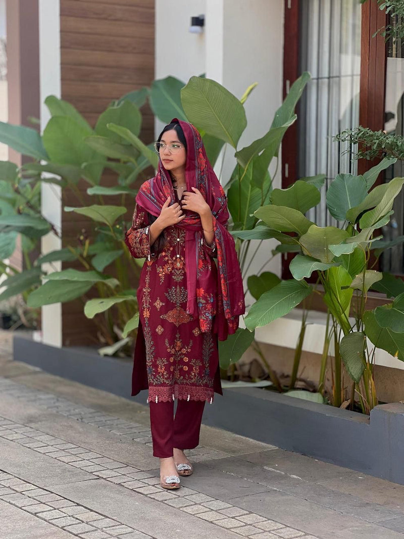 Johra 161  Reyon With Embroidery Worked Pakistani Suits
