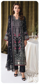 Sajida 1010 Georgette With Heavy Embroidered Worked Pakistani Suits