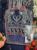 Sajida 1010 Georgette With Heavy Embroidered Worked Pakistani Suits