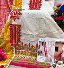 Hazzel 0125  Pure Cotton Printed And Embroidery Worked Pakistani Suits