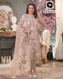 Vs 103 Organza Whit Have Embroidery Worked Pakistani Suits