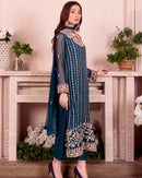 Nsr 843 Heavy Georgette Embroidery Worked Pakistani Suits