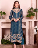 Nsr 843 Heavy Georgette Embroidery Worked Pakistani Suits