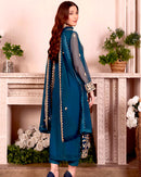Nsr 843 Heavy Georgette Embroidery Worked Pakistani Suits