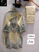 Sapphire J 75 B Lawn Cotton  Patch Worked Pret