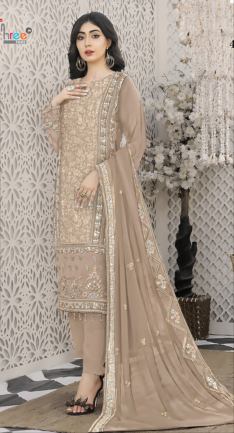 Shree Fabs K 5079 X Georgette With Heavy Embroidery Worked Pakistani Suits