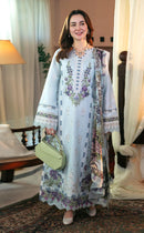 Alif A 167 Cotton  With Heavy Embroidery And Moti Worked Pakistani Suits