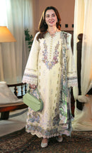 Alif A 167 D Cotton  With Heavy Embroidery And Moti Worked Pakistani Suits