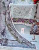 Alif A 167 Cotton  With Heavy Embroidery And Moti Worked Pakistani Suits