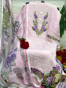 Alif A 167 C Cotton  With Heavy Embroidery And Moti Worked Pakistani Suits