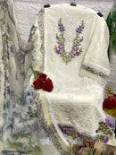 Alif A 167 D Cotton  With Heavy Embroidery And Moti Worked Pakistani Suits