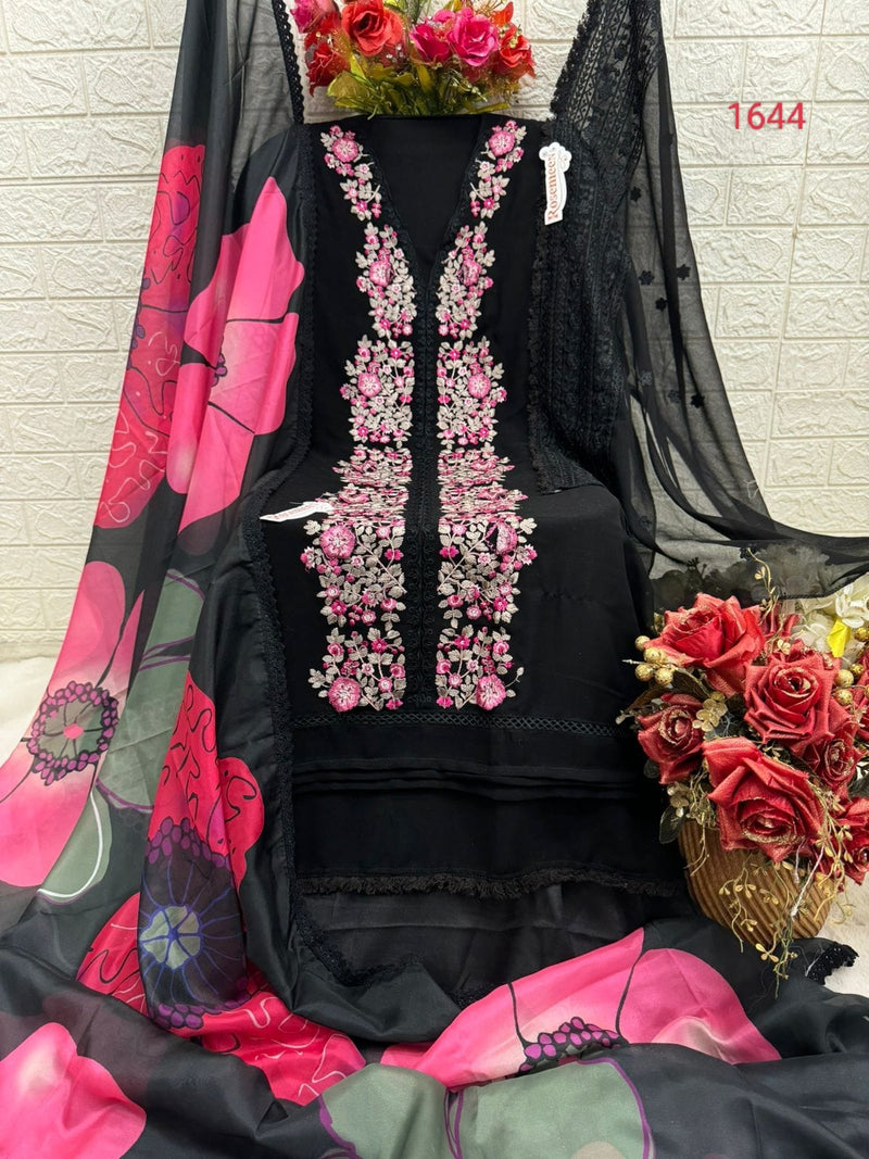 Fepic C 1644 C Georgette Embroidered Worked Pakistani Suits