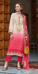 Fepic Rosemeen 1968 C Chinon Heavy Printed Embroidered Worked Pakistani Suits