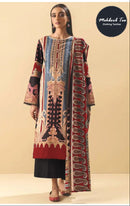 Mehbbob 1247 B Pure Cotton Print With Exclusive Patch Embroidery Worked Pakistani Suits