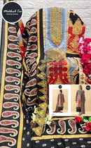 Mehbbob 1247 B Pure Cotton Print With Exclusive Patch Embroidery Worked Pakistani Suits