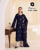 VS 12009 D Designer Stylish Heavy Embroidered Tunic Enhance Pakistani SUITS
