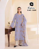 VS 12009 E Designer Stylish Heavy Embroidered Tunic Enhance Pakistani SUITS