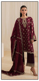 Hoor Tex 130 A Heavy Chinon Embroidery Worked Pakistani Suits