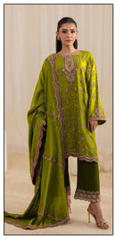 Hoor Tex 130 B Heavy Chinon Embroidery Worked Pakistani Suits