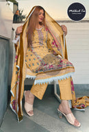 Mehbbob 1318 B Cotton Printed Suit Embroidered Worked Pakistani Suits