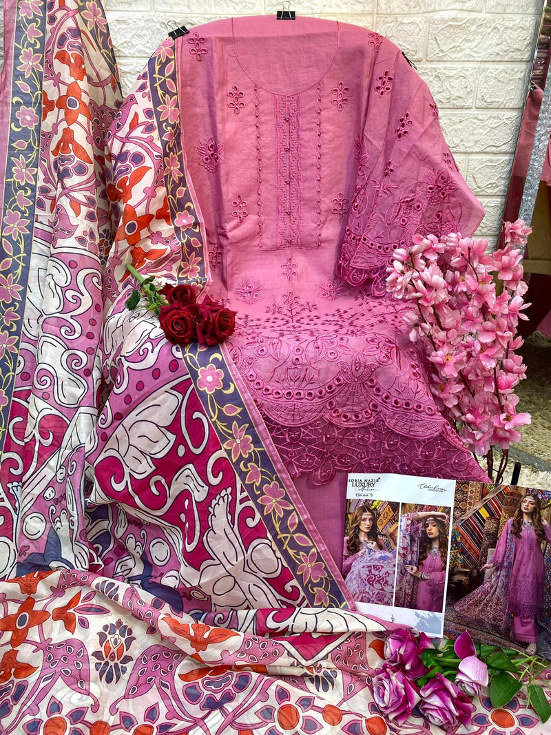 Sobia Nazir 1026 Lawn Chikankari And Pearl Worked Pakistani Suits