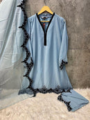 Hoor Tex 100 A  Hevy Georgette Embroidery Worked Pakistani Suist