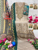 Aasha 1155 Heavy Reyon With Embroidery Worked Pakistani Suits