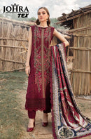 Johra Tex 165 Viscose Reyon With Self Embroidery Worked Pakistani Suits
