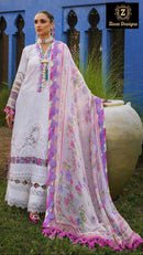 Ziaaz 858 Cotton Rayon Very Heavy Embroidery Worked Pakistani Suits