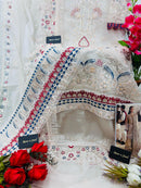 Husn E Jaan 1044 Nayloan  Orgenza With  Embroidery And Hand Worked Pakistani Suits