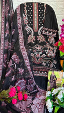 Zarqash Z 3041 Rayon With Heavy Self Embroidery Worked Pakistani Suits
