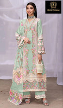 Ziaaz 773 B Cotton Very Heavy Embroidery Worked Pakistani Suits