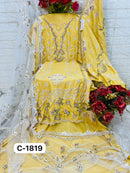 Fepic Rosemeen C 1819 Heavy Rayon Embroidered Worked Pakist5ani Suits