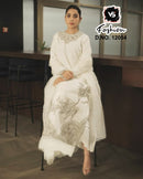 Vs 12054 Faux Georgette With Heavy Embroidery Worked Pakistani Suits