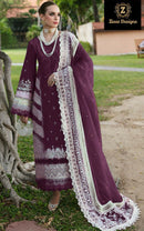 Ziaaz Designs 771 D Cotton Very Heavy Embroidery Worked Pakistani Suits