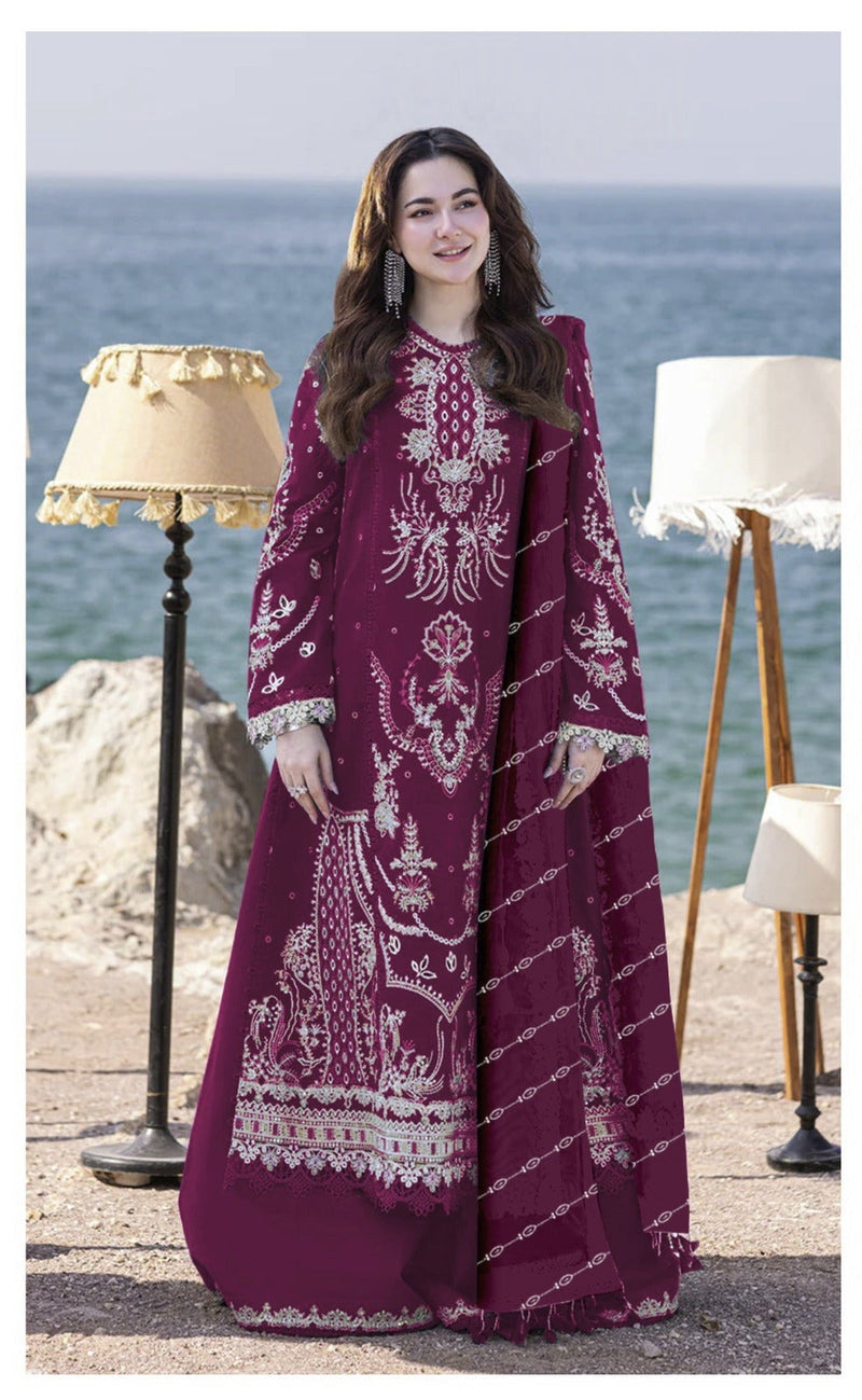 Fepic Rosemeen C 372 B Heavy Rayon Embroidered Worked Pakistani Suits