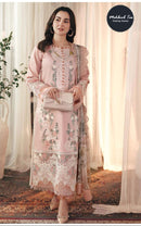 Maria B 1587 Pure Lawn With Heavy Embroidery Worked Pakistani Suits