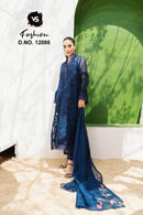 Vs 12086 Fox Georgette With Heavy Embroidery Worked Pakistani Suits