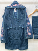 Vs 12086 Fox Georgette With Heavy Embroidery Worked Pakistani Suits