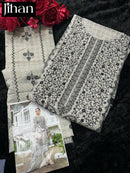 Jihan 3410 Pure Lawn Print With Exclusive Heavy Self embroidery Worked Pakistani Suits