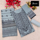 Jihan 3410 A Pure Lawn Print With Exclusive Heavy Self embroidery Worked Pakistani Suits