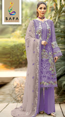 Safa G 803 Premium Georgette With Embroidery Worked Pakistani Suits