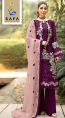 Safa G 803 M Premium Georgette With Embroidery Worked Pakistani Suits