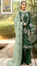 Safa G 803 K Premium Georgette With Embroidery Worked Pakistani Suits