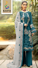 Safa G 803 I Premium Georgette With Embroidery Worked Pakistani Suits