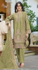 Shree Fabs K 5237C Chiffon Heavy With Heavy Embroidery Worked Pakistani Suits