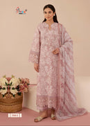 Shree 3861 Top Pure Cotton Print With Self Embroidery Worked Pakistani Suits