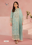 Shree 3865 Top Pure Cotton Print With Self Embroidery Worked Pakistani Suits