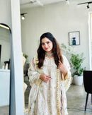 Hazra Designer HD 48 Georegetts With Havye Embroidery Worked Pakistani Suits